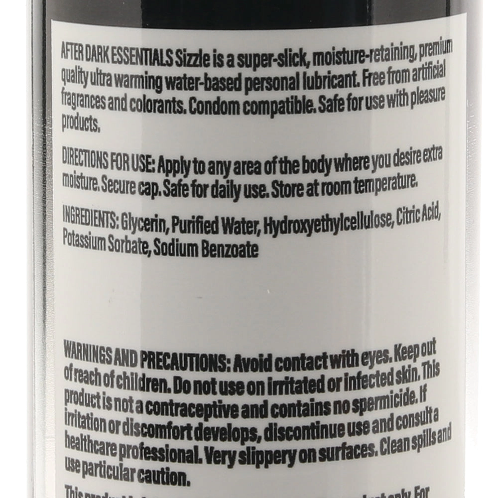 After Dark Essentials Warming Water Based Lube in 4oz/120ml