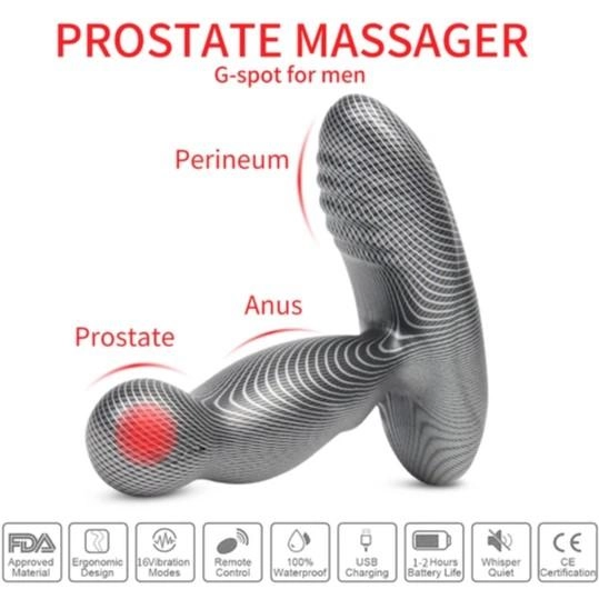 Ancus Carbon Remote-Controlled Heated Prostate Massager