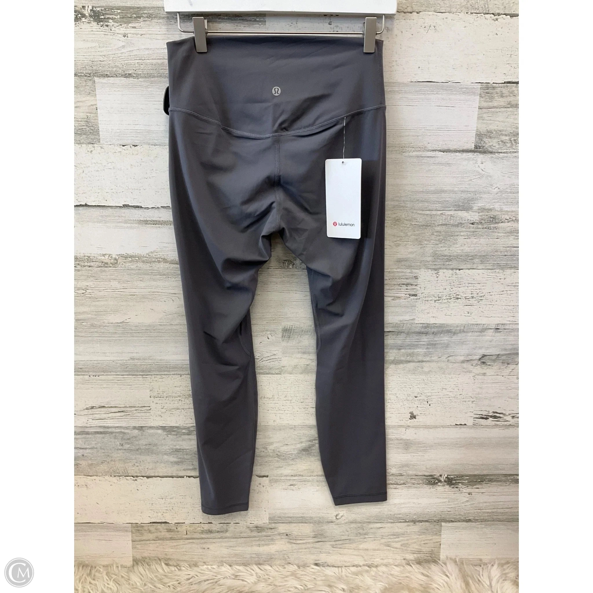 Athletic Leggings By Lululemon In Grey, Size: Xl