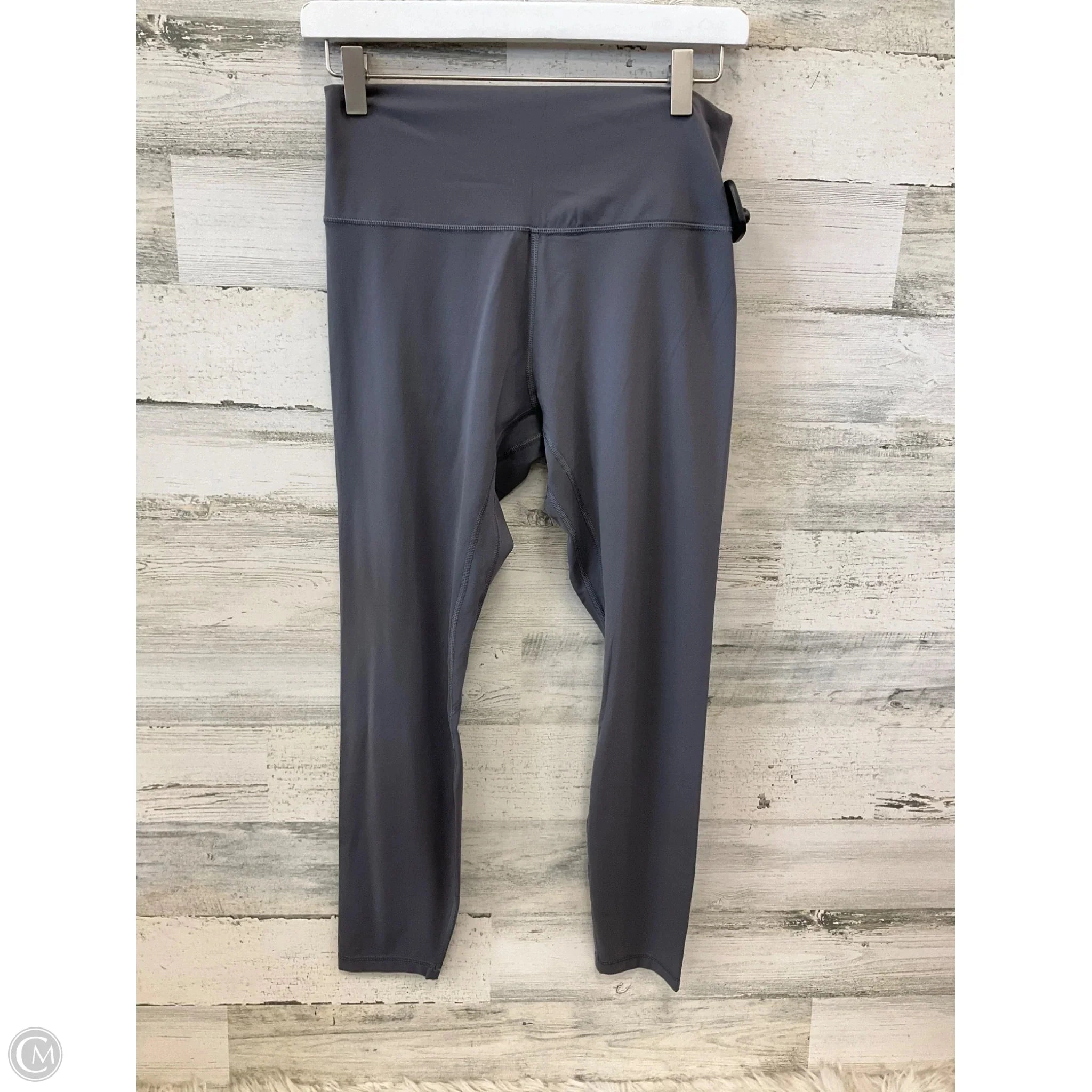 Athletic Leggings By Lululemon In Grey, Size: Xl