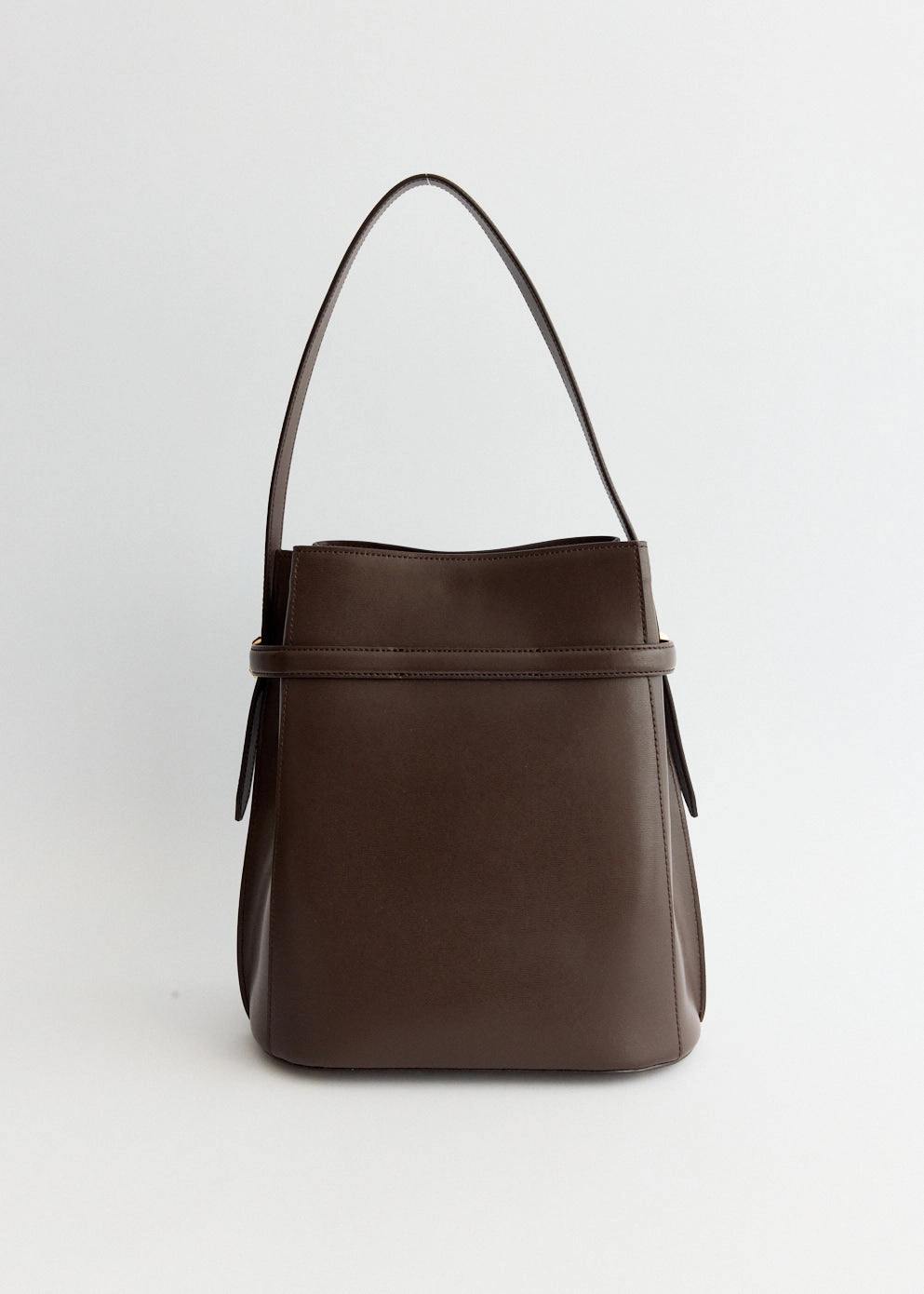 Belted Bucket Bag