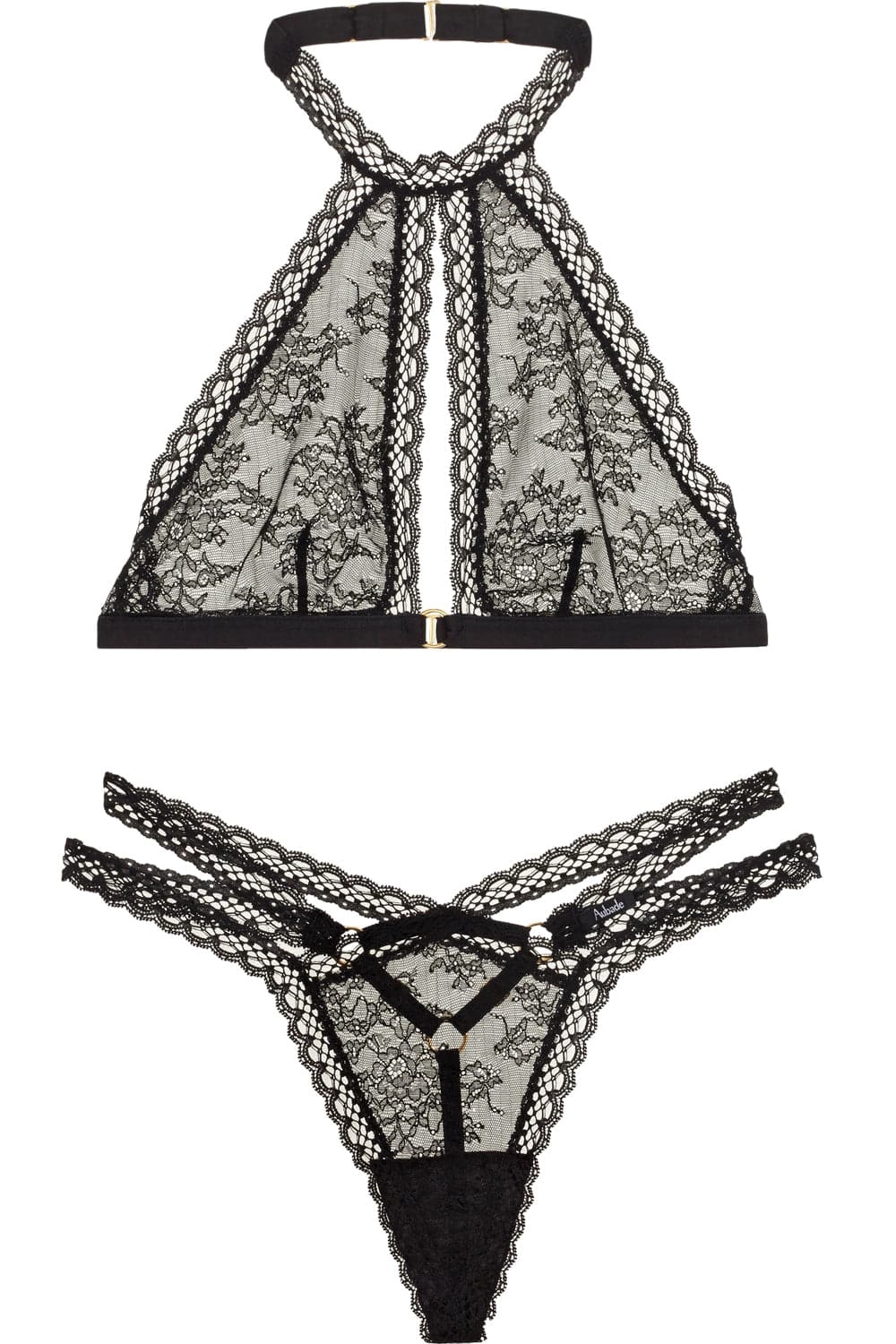 Boîte à Désir Frisson Ephemere Lace Bralette & Thong