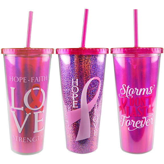 Breast Cancer Awareness Pink Assortment Floor Display - 45 Pieces Per Retail Ready Display 88287
