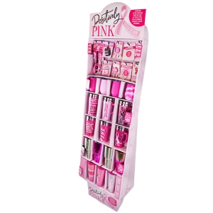 Breast Cancer Awareness Pink Assortment Floor Display - 45 Pieces Per Retail Ready Display 88287