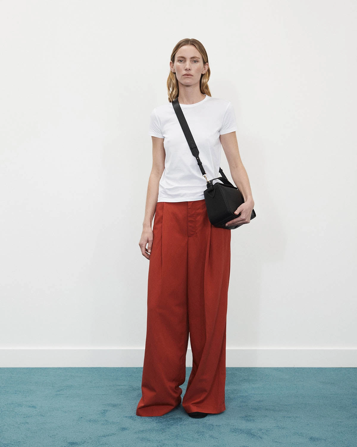 Clementine Bag: Black Pebbled Leather with Gold