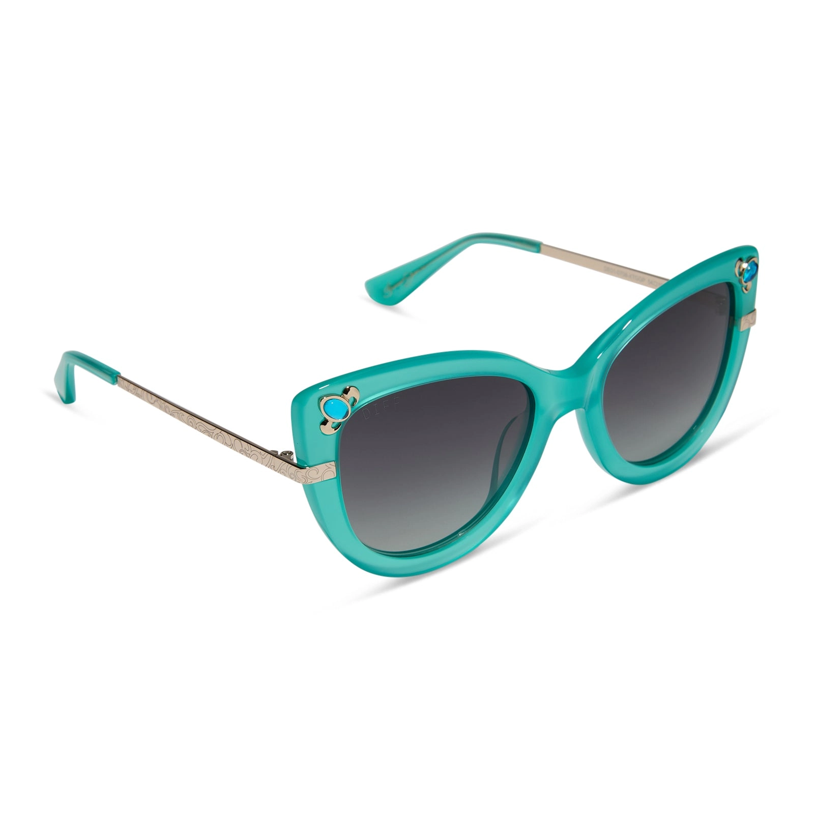 DISNEY PRINCESS - JASMINE   TEAL   GREY GRADIENT   POLARIZED SUNGLASSES
