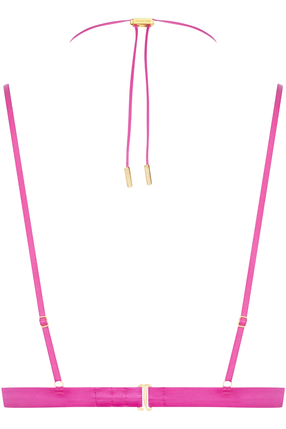 French Kiss Open Triangle Bra Pink