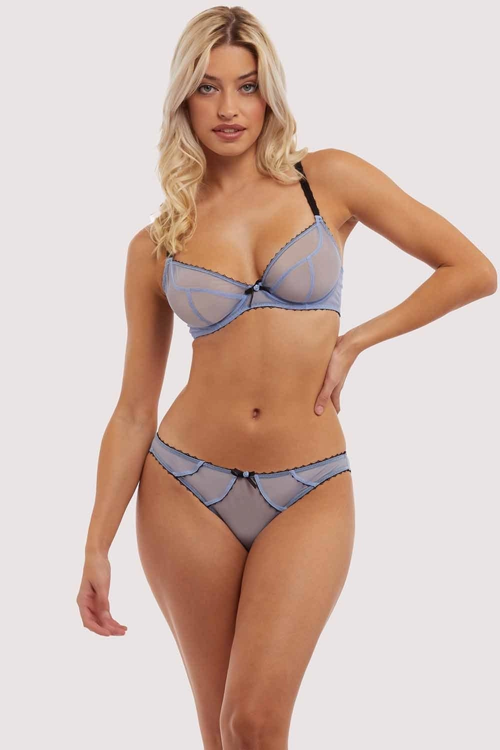 Grace Lavender Mesh Brief