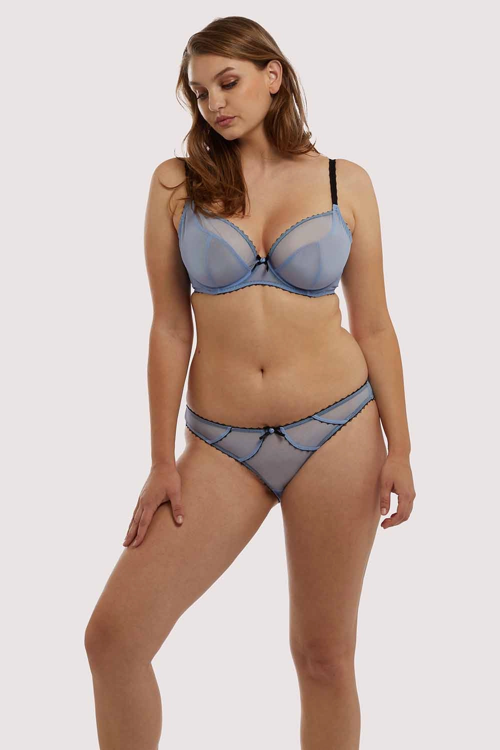 Grace Lavender Mesh Brief