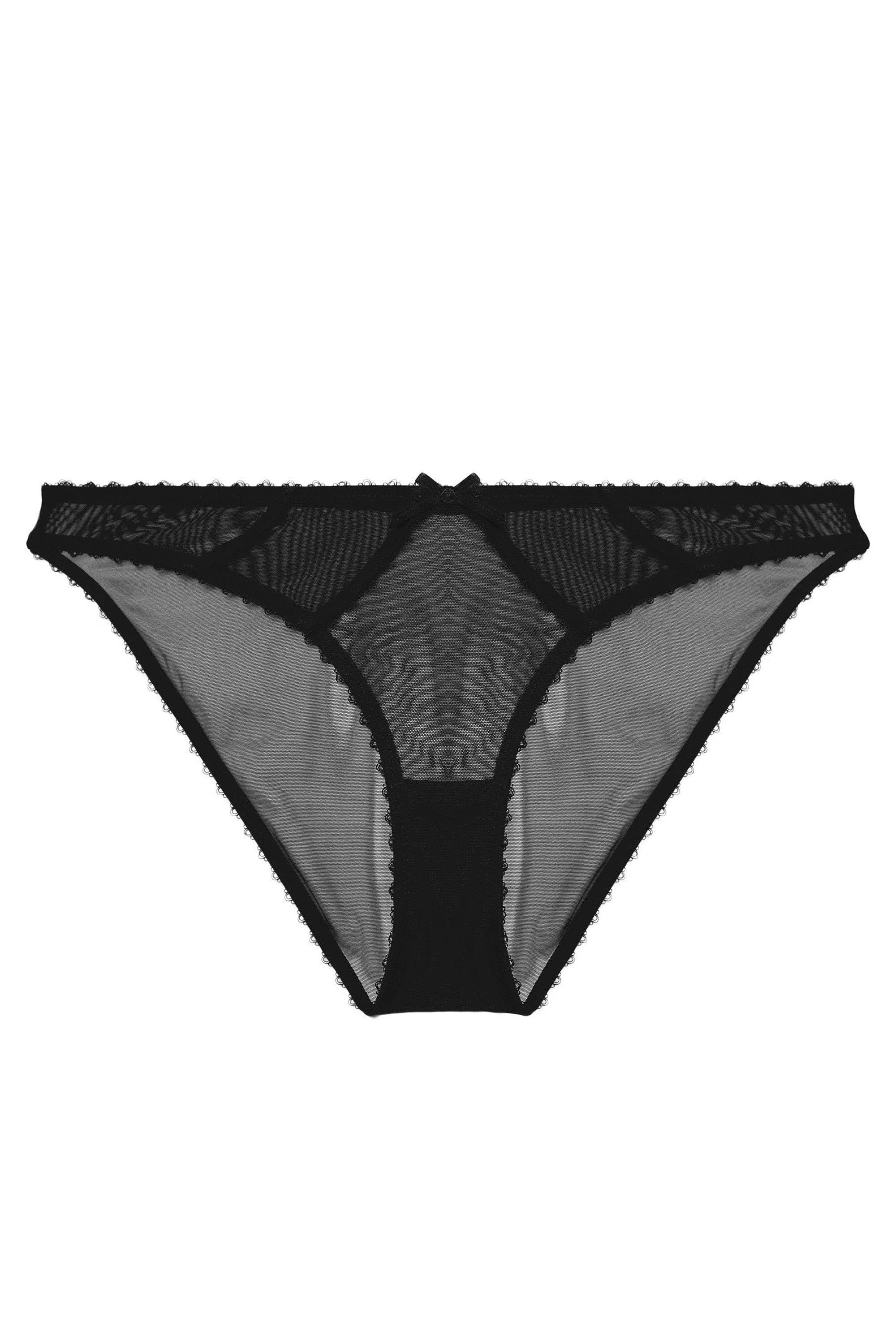 Grace Mesh Net Black Brazilian Brief