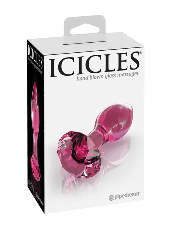Icicles Diamond Glass Butt Plug