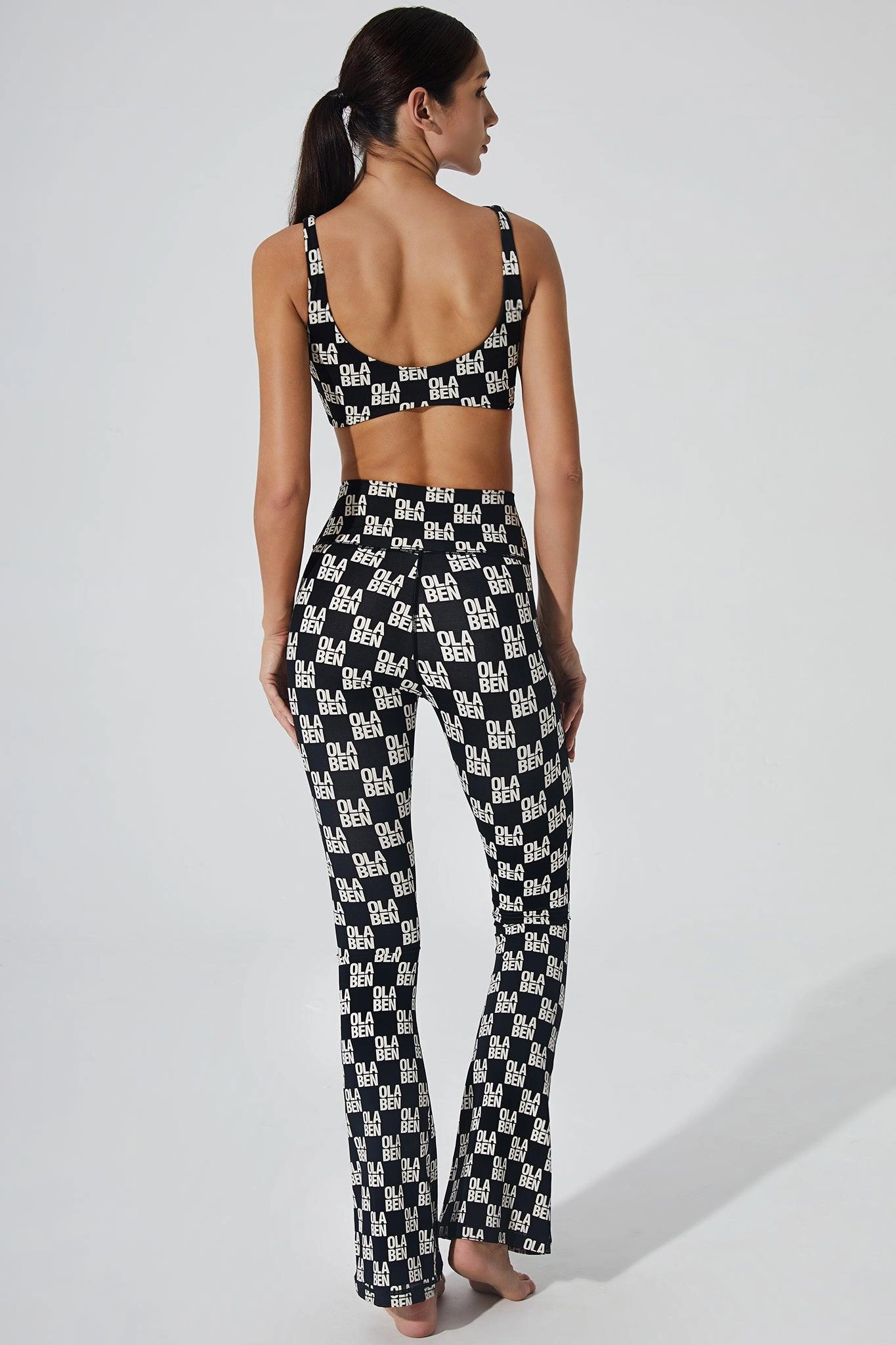 Kamari Monogram Bra - Monogram Black