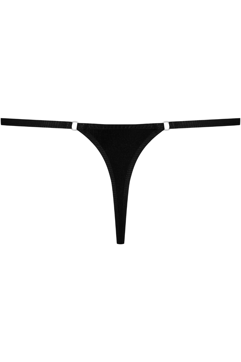 La Femme Amazone Mini Thong Black