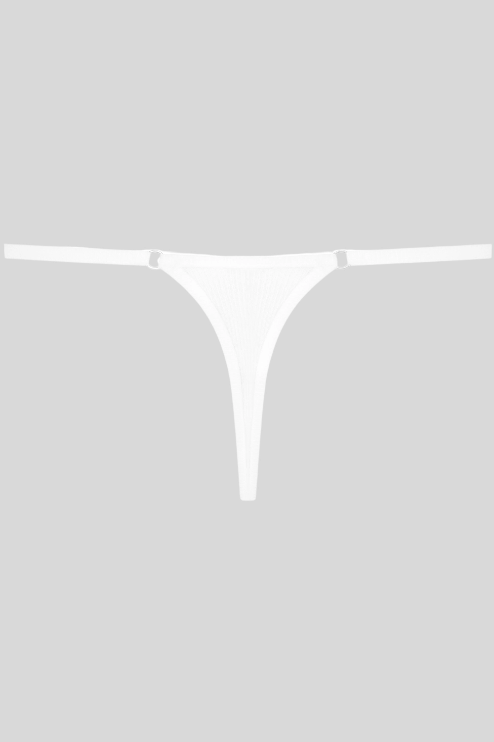 La Femme Amazone Mini Thong White
