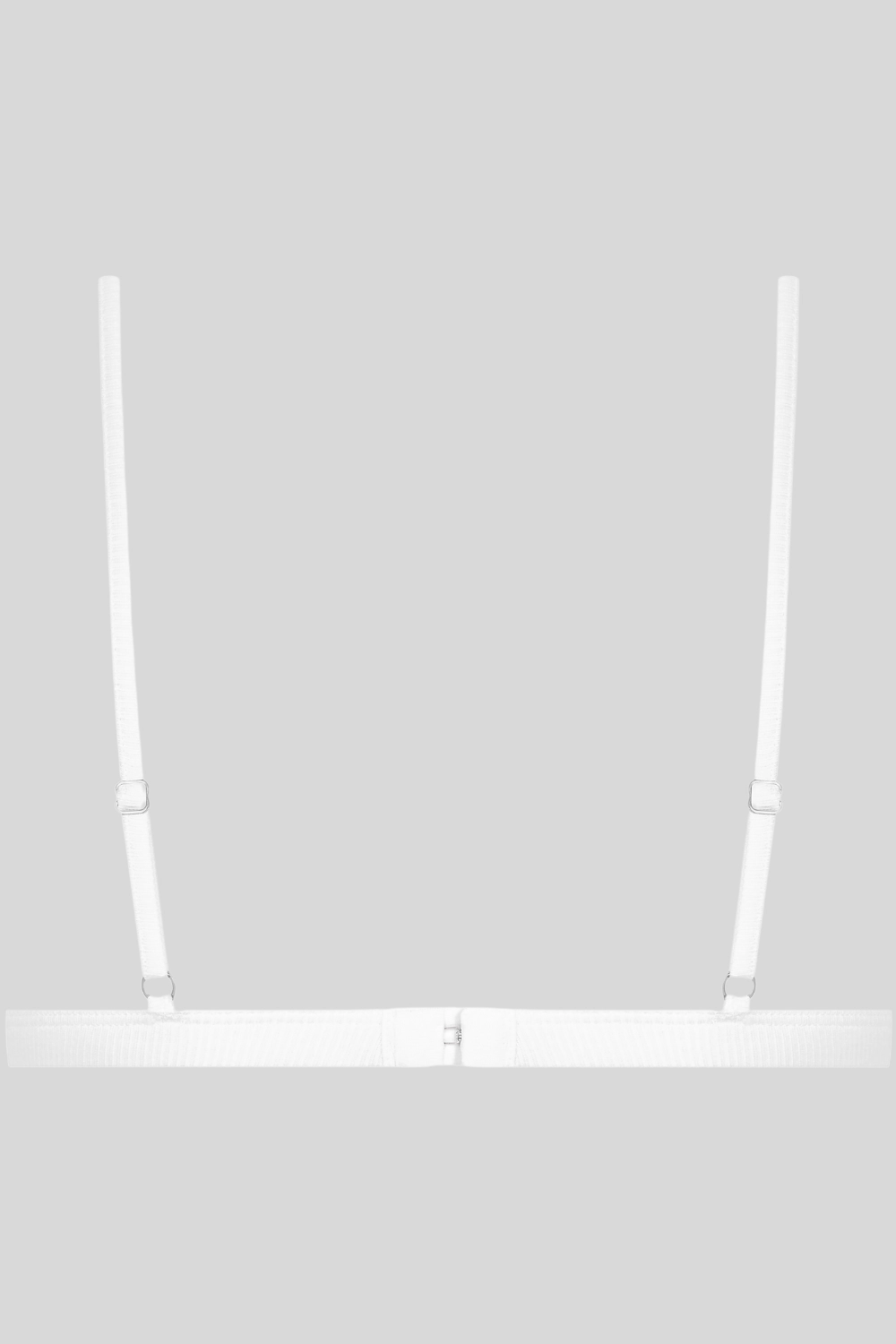 La Femme Amazone Triangle Bra White