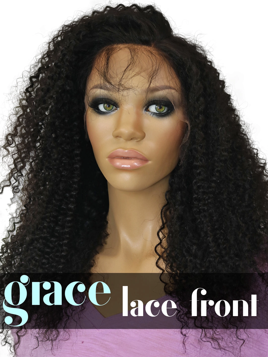 LACE FRONT WIG: Kinky Curl