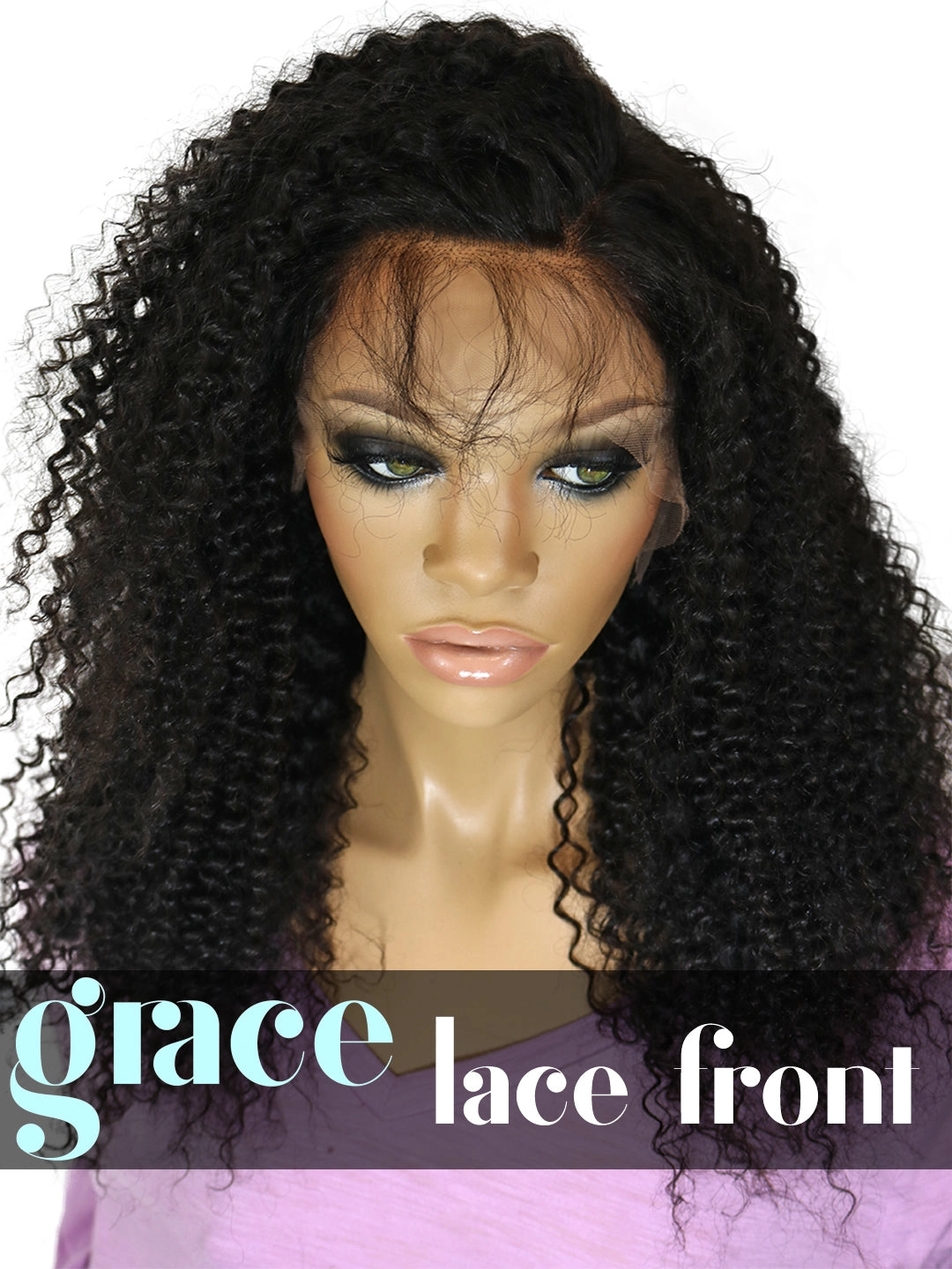 LACE FRONT WIG: Kinky Curl