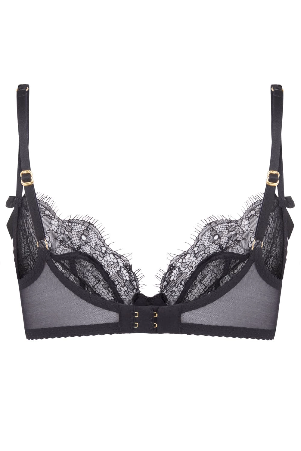 Lorna Lace Plunge Bra Black