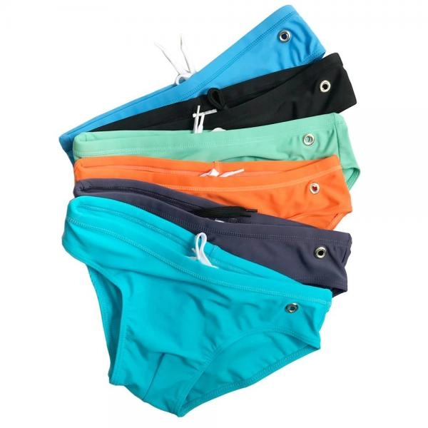 Man's Swimming Briefs Low Waist Swimwear Swim Sluilt Tight Colorfull With Sexy Shorts Trunks Boxers Summer Men's Swim