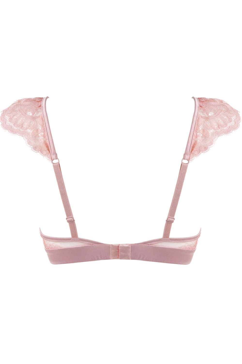 Marlene Triangle Bra with Swarovski Crystals in Pink