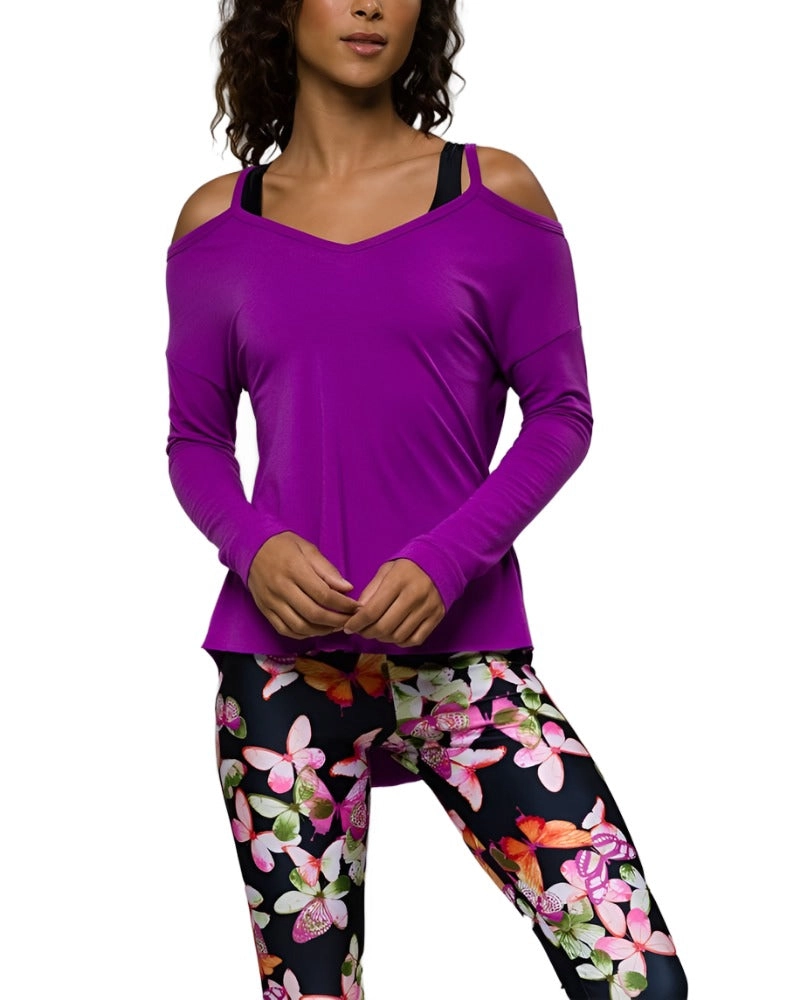 Onzie Flow Cold Shoulder Top 3091