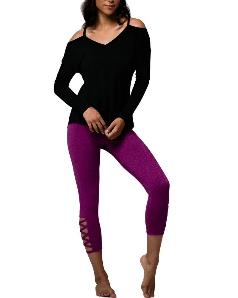 Onzie Flow Cold Shoulder Top 3091
