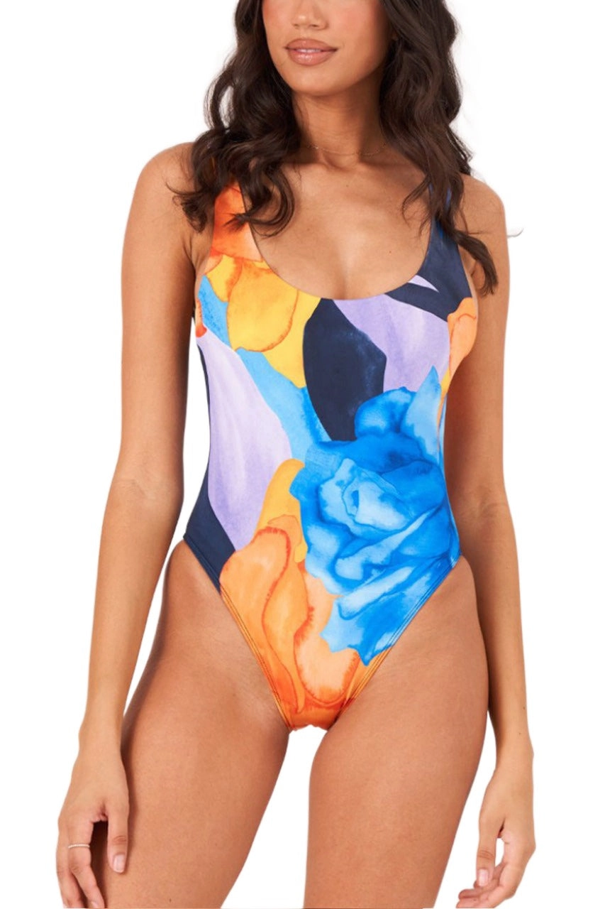 Onzie Flow High Leg One Piece Swimsuit 6006