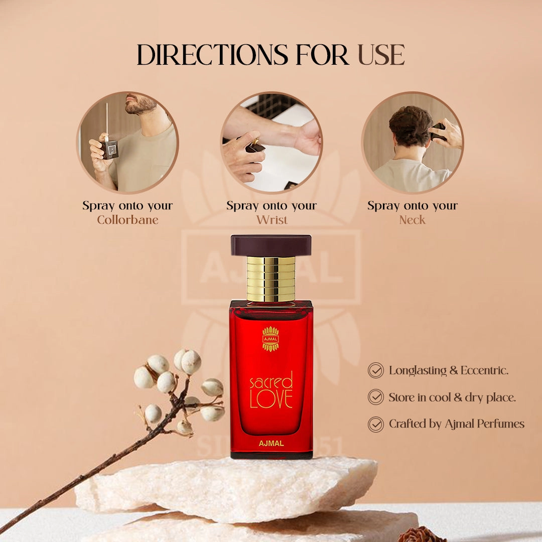 Sacred Love Concentrated Perfume Oil (HER)10 ML by Ajmal