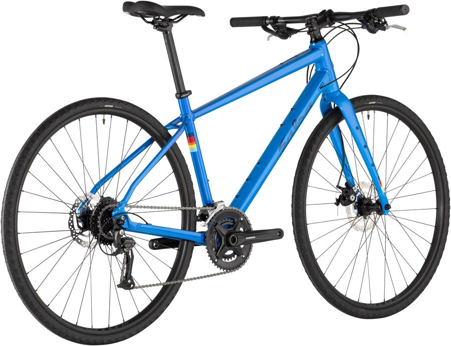 Salsa Journeyer Flat Bar Altus 700 Bike - 700c Aluminum Blue SM