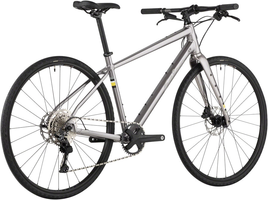Salsa Journeyer Flat Bar Deore 10 700 Bike - 700c Aluminum Ash Grey XS