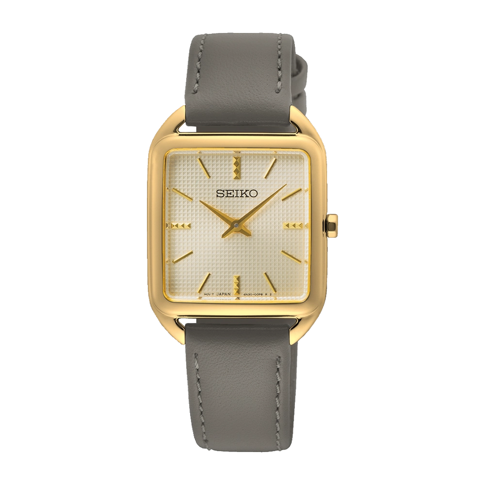 Seiko Essentials Collection 26mm Gold Tone Quartz Watch