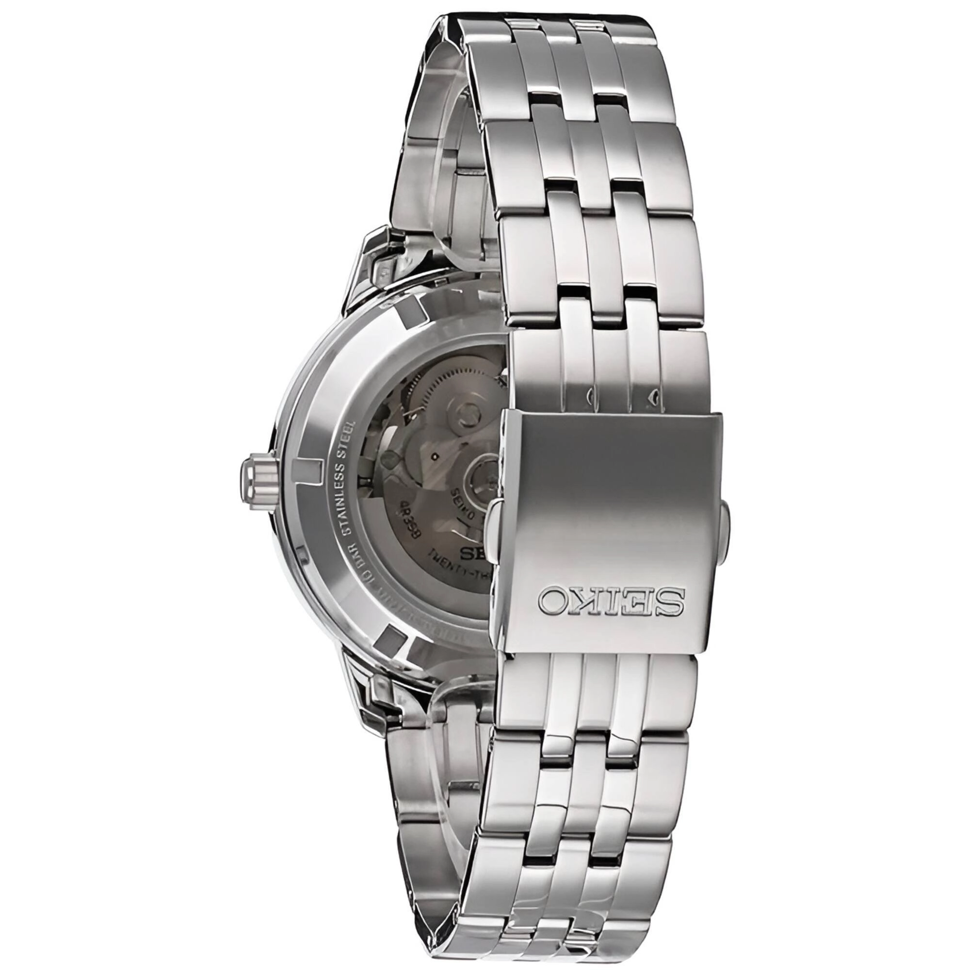 Seiko Men's Watch - Essentials Automatic Silver Tone Dial Steel Bracelet | SRPH85
