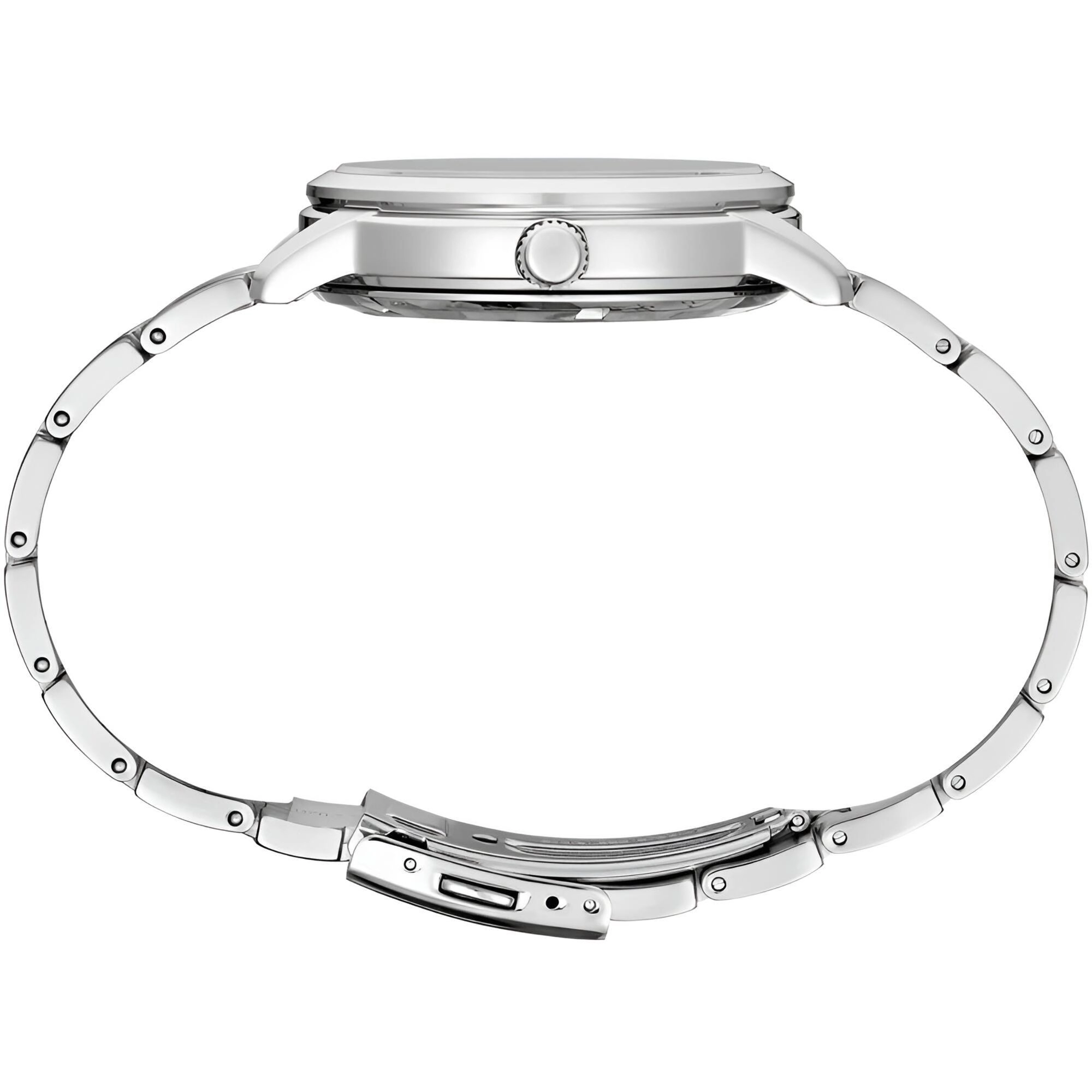 Seiko Men's Watch - Essentials Automatic Silver Tone Dial Steel Bracelet | SRPH85