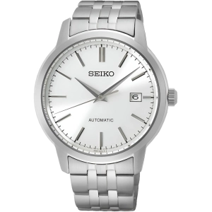 Seiko Men's Watch - Essentials Automatic Silver Tone Dial Steel Bracelet | SRPH85