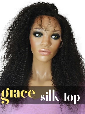 SILK TOP LACE WIG: Kinky Curl