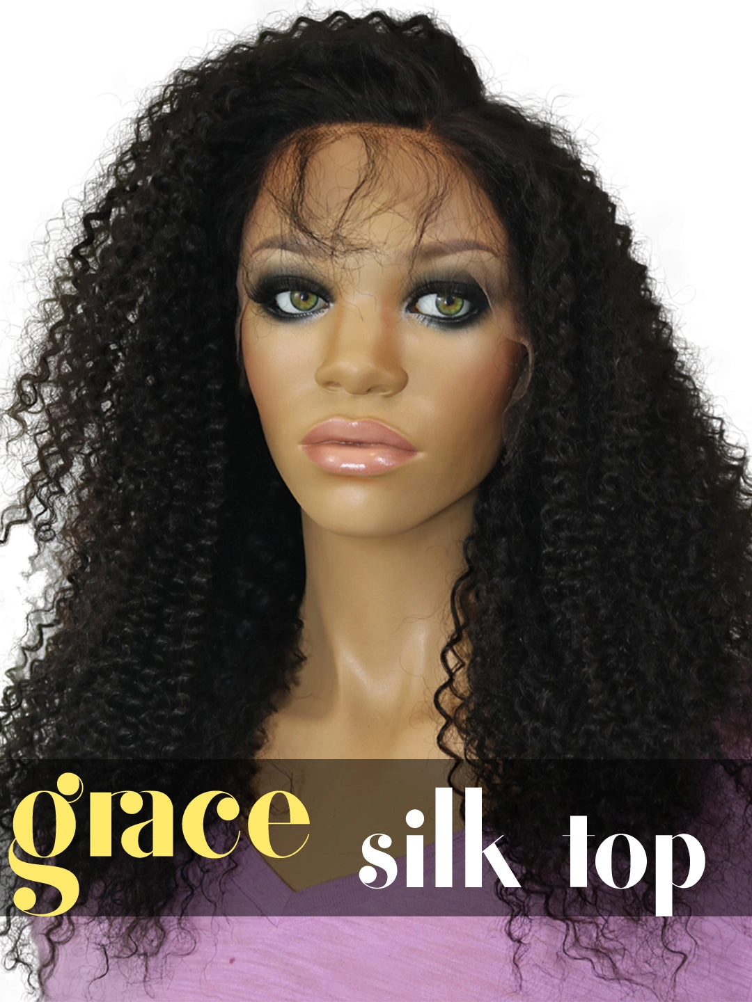 SILK TOP LACE WIG: Kinky Curl