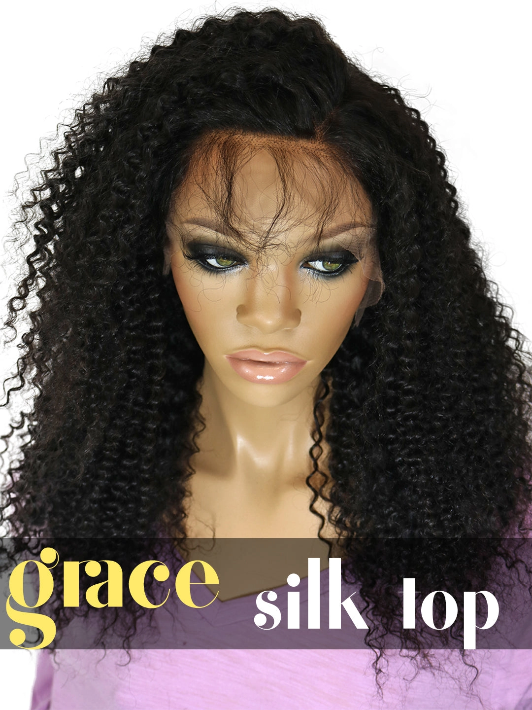 SILK TOP LACE WIG: Kinky Curl