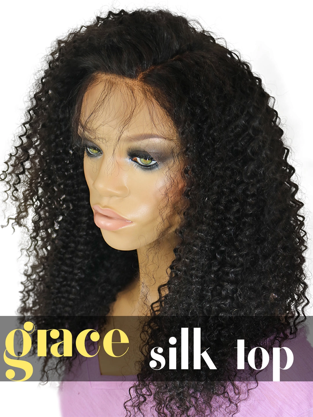 SILK TOP LACE WIG: Kinky Curl