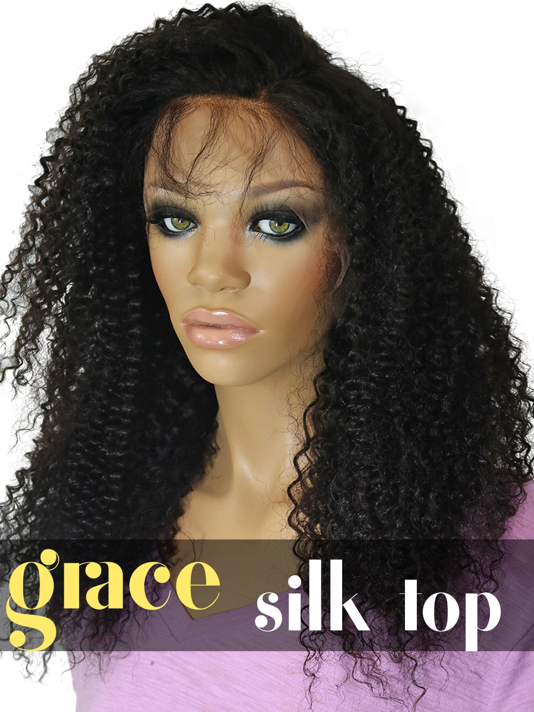 SILK TOP LACE WIG: Kinky Curl