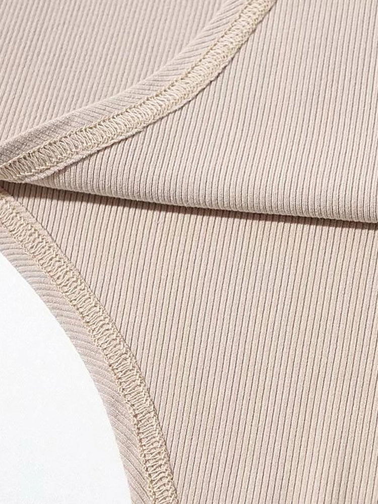 Suspenders Slim Scoop Neck Bodysuit