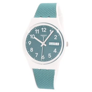 Swatch Unisex Watch - Swatch Essentials Pool Light Quartz Turquoise Dial | GW714