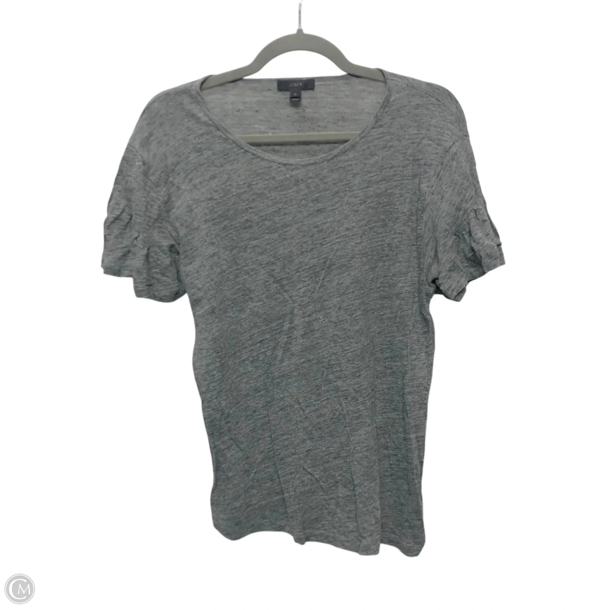 Top Short Sleeve By J. Crew In Grey, Size: M
