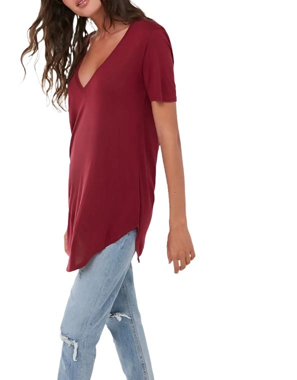 Truly Madly Deeply Deep V Tee Shirt