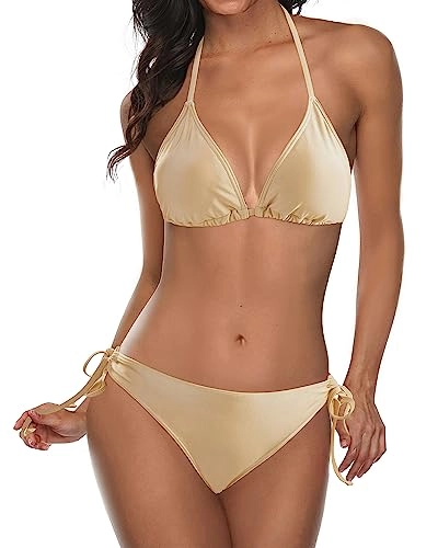 Two Piece Halter Padded Bikini Sets