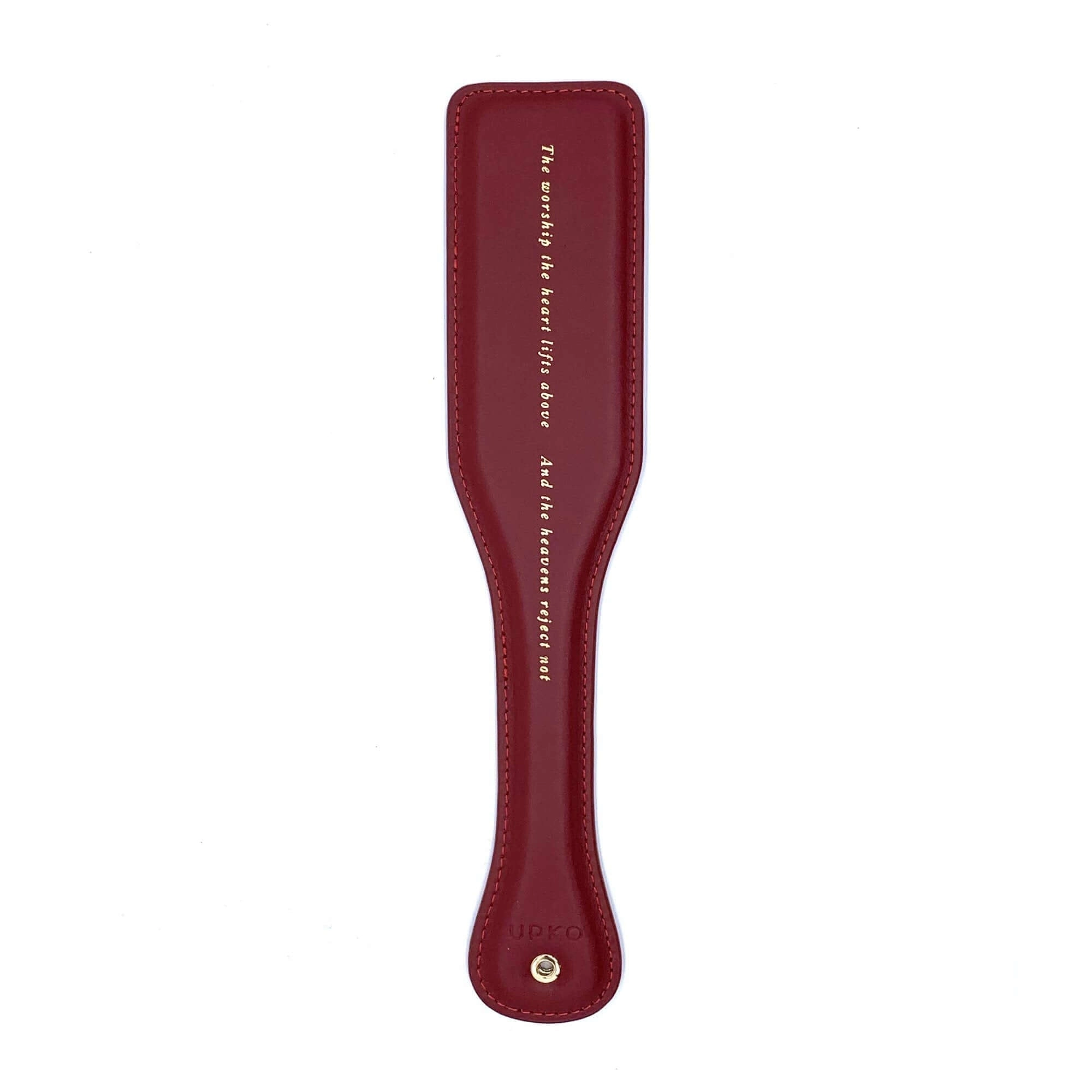 UPKO Luxury Italian Leather Bondage Tools Set with Case - Red