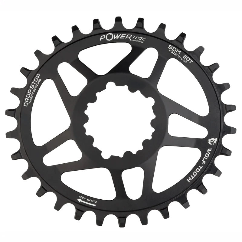Wolf Tooth Components Sram Elliptical Chainring - Direct Mount, Boost, 30t